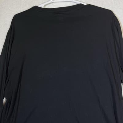 Polo Ralph Lauren Shirt Mens 2XL Black Classic Fit Long Sleeve Crewneck Pony Tee - Thumbnail 10