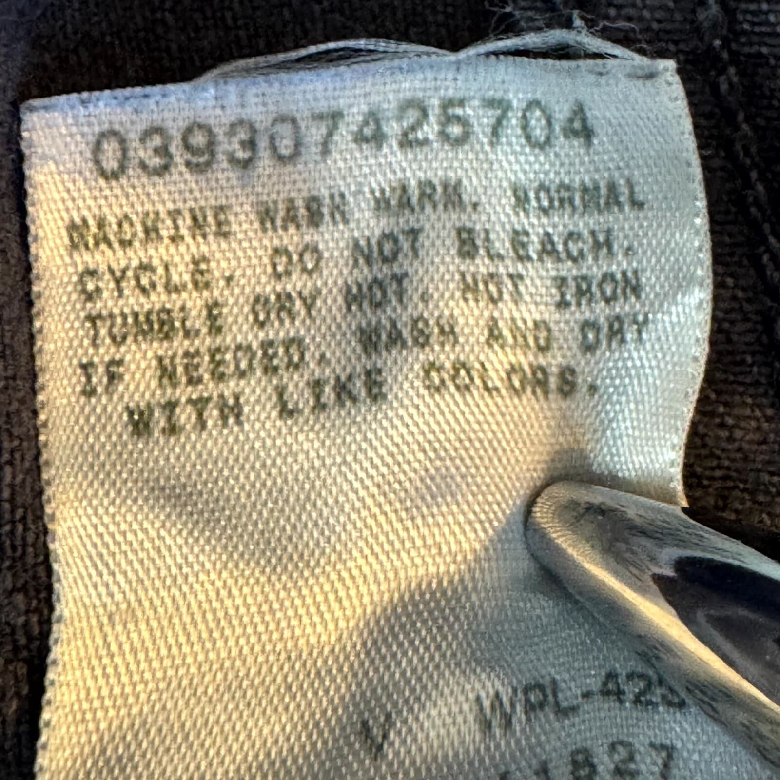 Vintage Levi's 505 Men's 36x30 Gray Denim Regular Fit Straight Jeans - Thumbnail 4