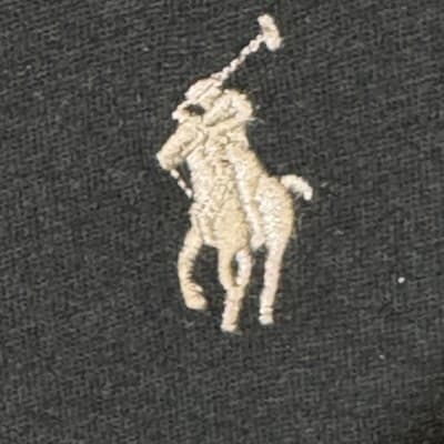 Polo Ralph Lauren Shirt Mens 2XL Black Classic Fit Long Sleeve Crewneck Pony Tee - Thumbnail 7