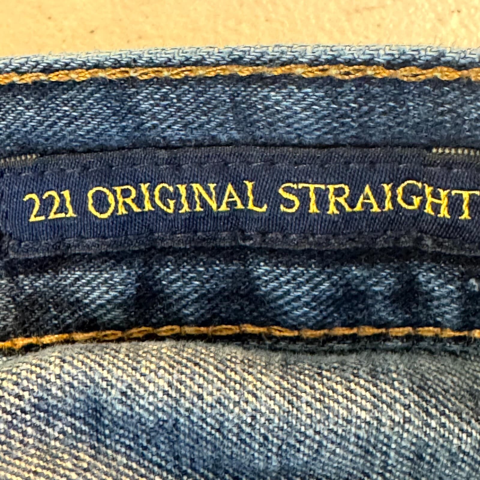 Lucky Brand 221 Mens Jeans 38X32 Black Denim Stretch Mid-Rise Straight Leg Zip - Thumbnail 7