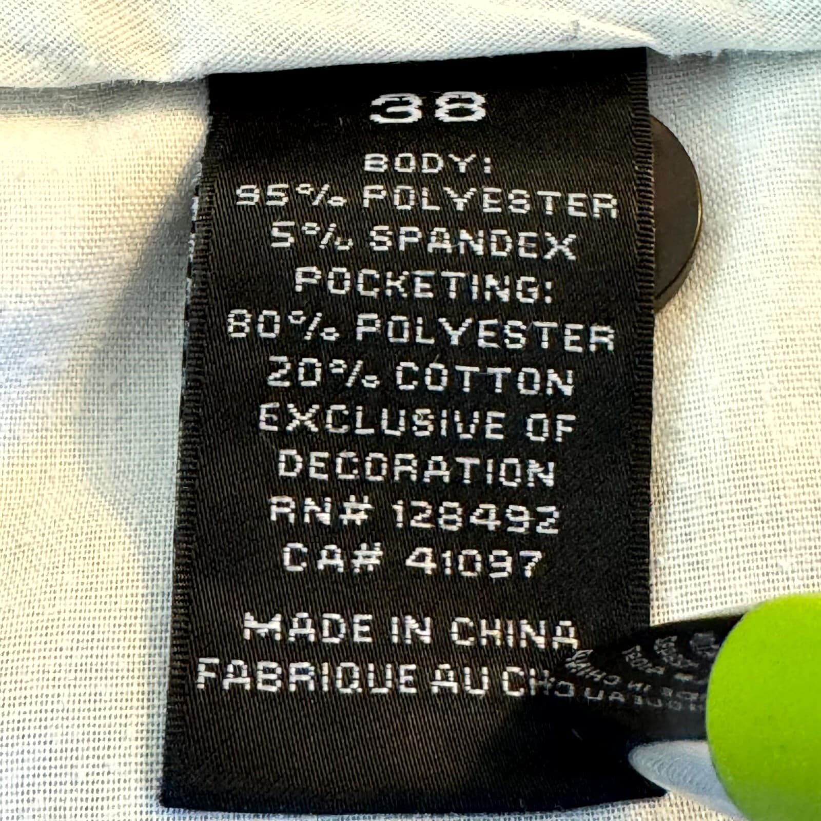 Greg Norman Mens Golf Shorts 38 Beige Stretch Mid-Rise Flat Front Classic - Thumbnail 6