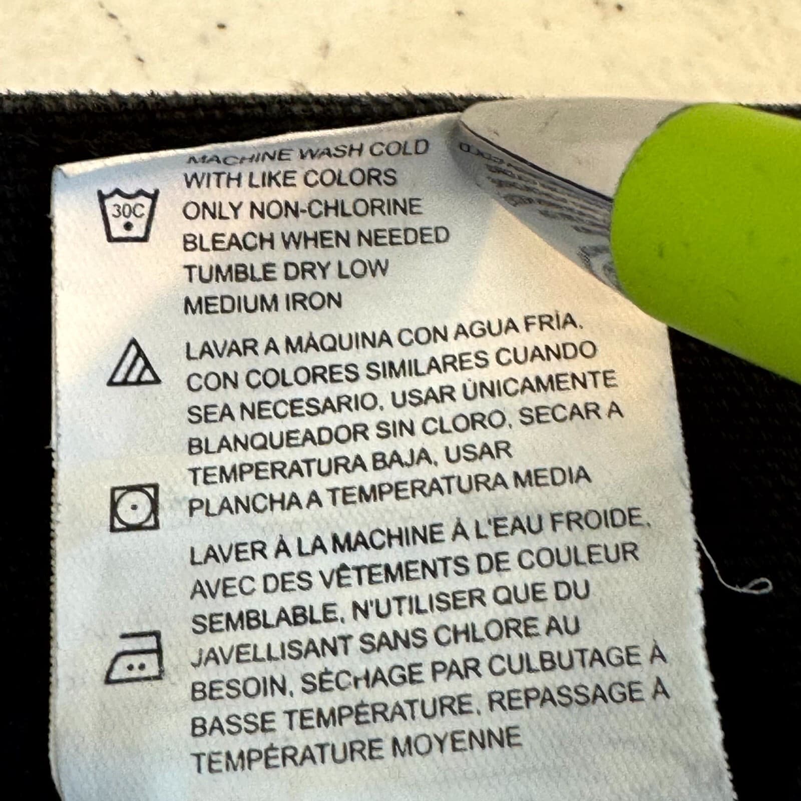 Genuine Dickies Men Carpenter Shorts 40 Black Stretch High-Rise Flat Front - Thumbnail 5