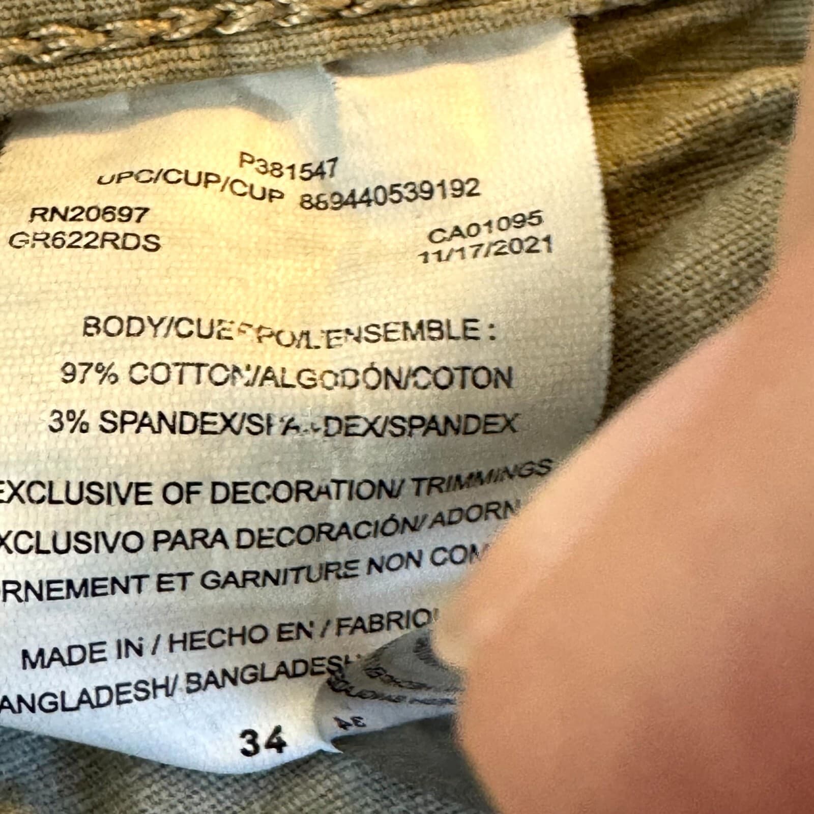 Genuine Dickies Mens Ripstop Shorts Mens 34 Beige Stretch Flex Multi-Use - Thumbnail 6