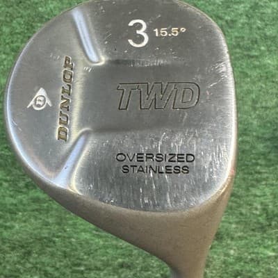 Dunlop Magnitude TWD 3 Wood 15.5° Oversized Stainless RH Mens Graphite Golf Club - Image 1