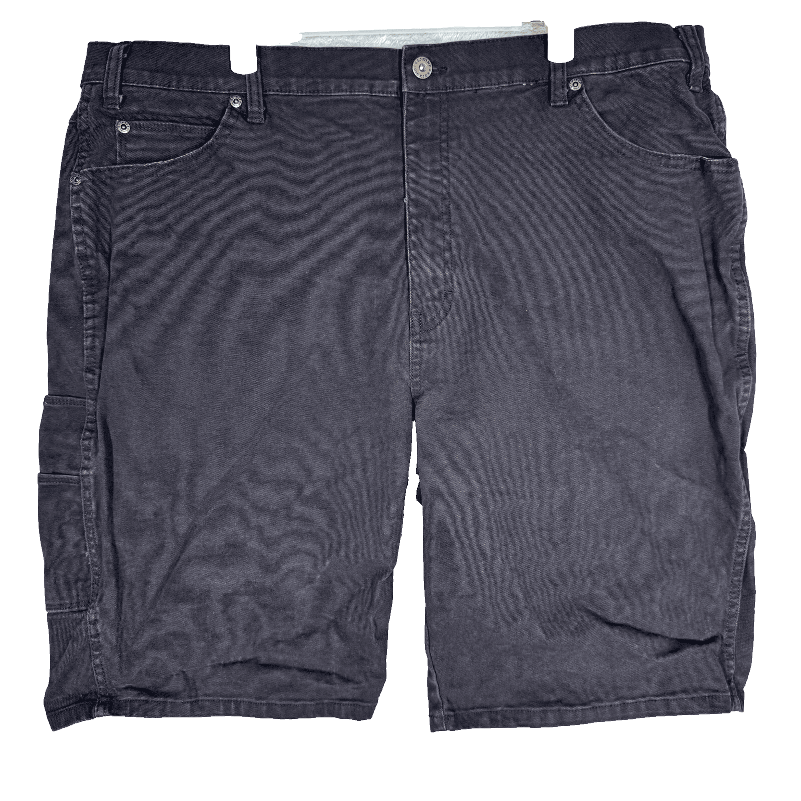 Genuine Dickies Men Carpenter Shorts 40 Black Stretch High-Rise Flat Front - Image 1