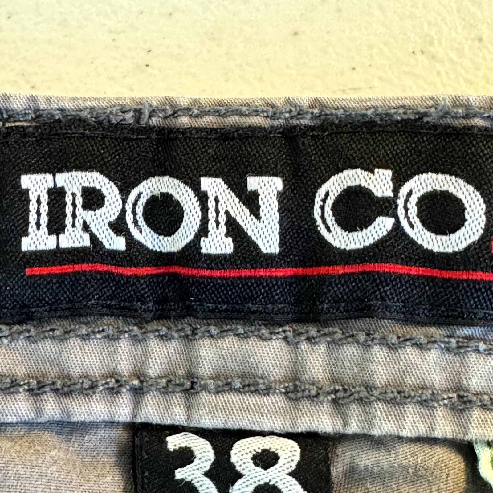 Iron Co. Mens Cargo Shorts 38 Gray Cotton High-Rise Pocket Classic Outdoor - Thumbnail 6