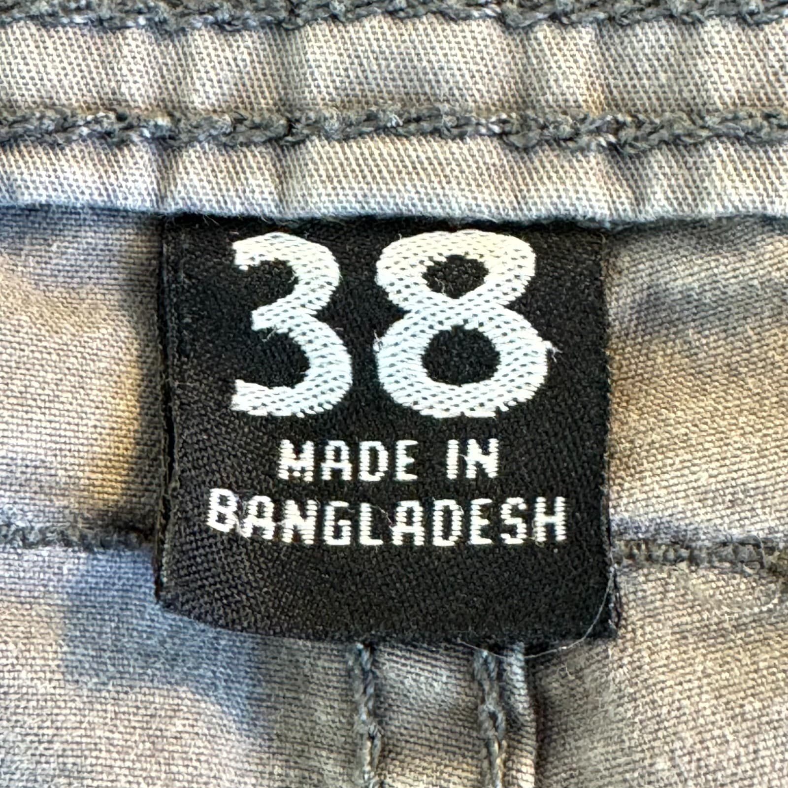 Iron Co. Mens Cargo Shorts 38 Gray Cotton High-Rise Pocket Classic Outdoor - Thumbnail 7