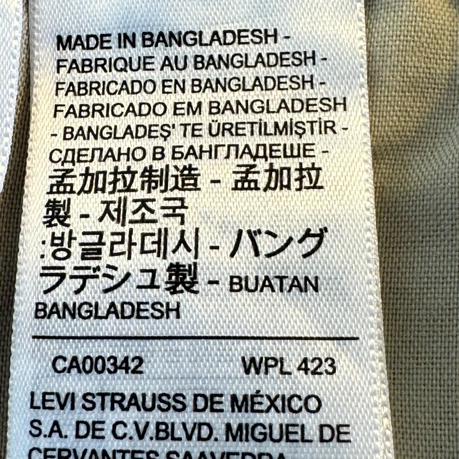 Levi's Mens XX Chino Shorts 40 Beige Stretch Taper Fit Mid-Rise Flat Front - Thumbnail 5