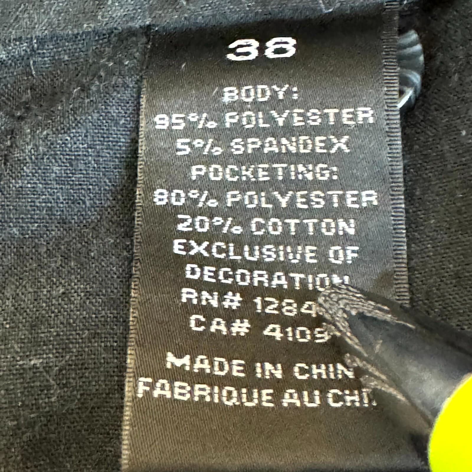 Greg Norman Mens Golf Shorts 38 Navy Stretch Mid-Rise Flat Front Classic - Thumbnail 6