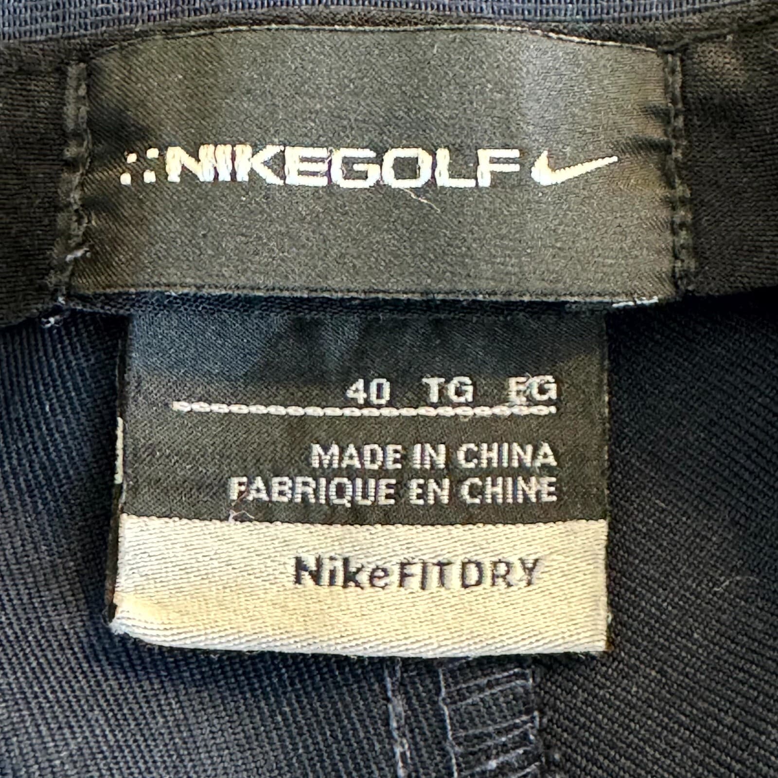 Nike Golf Mens Chino Shorts 40 Navy Dri-Fit Flat Front Pleated Performance - Thumbnail 4