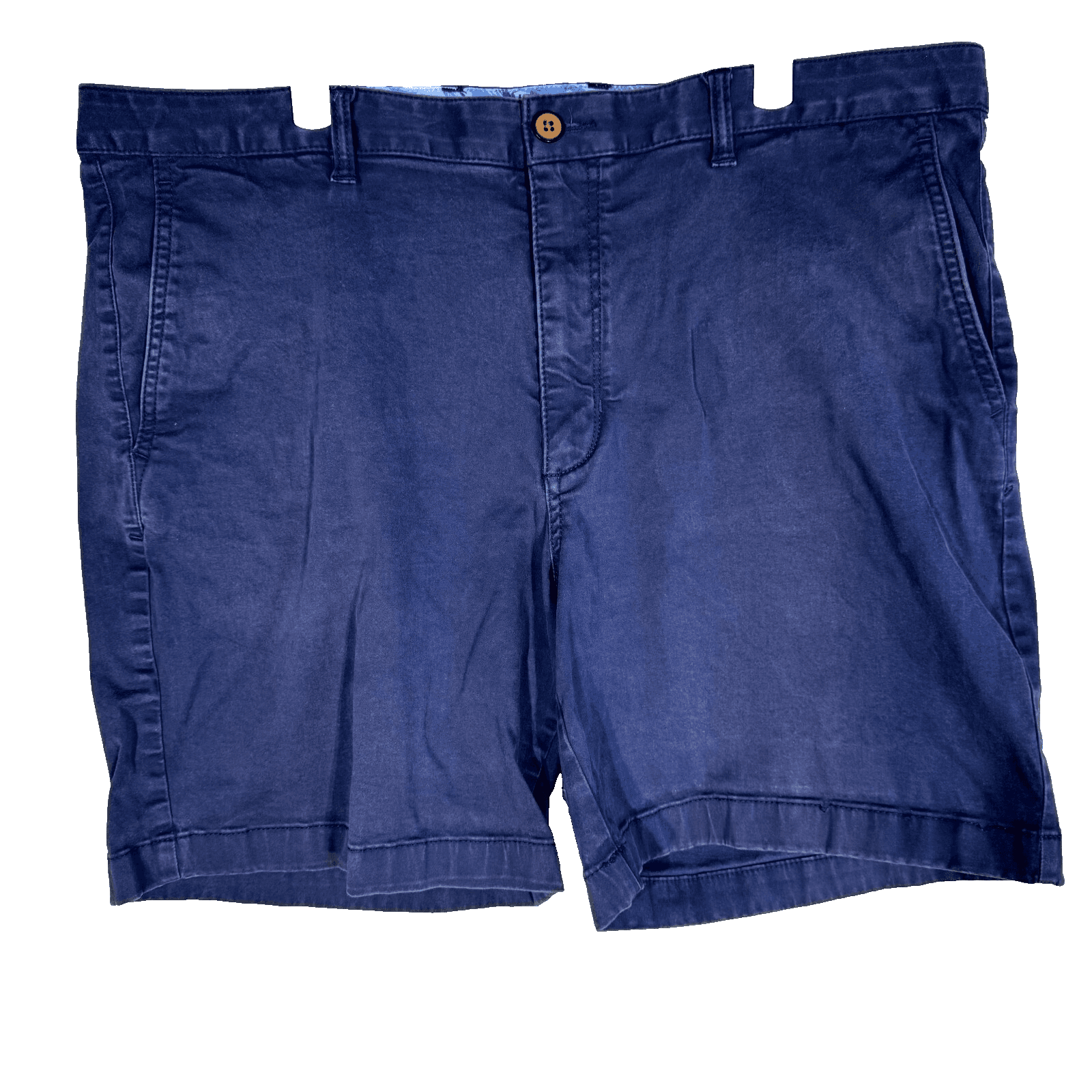 Tommy Bahama Boracay Mens Chino Shorts 40 Blue Stretch Mid-Rise Flat Front - Image 1