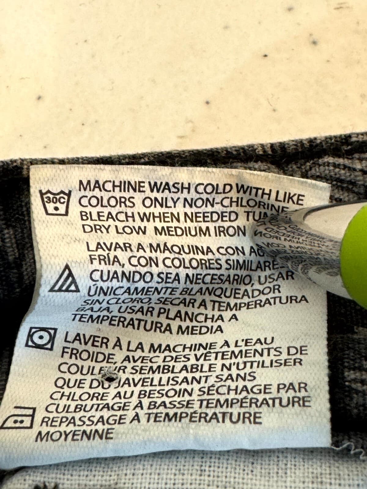 Genuine Dickies Mens Ripstop Shorts 40 Black Camouflage Cotton Flat Front - Thumbnail 5