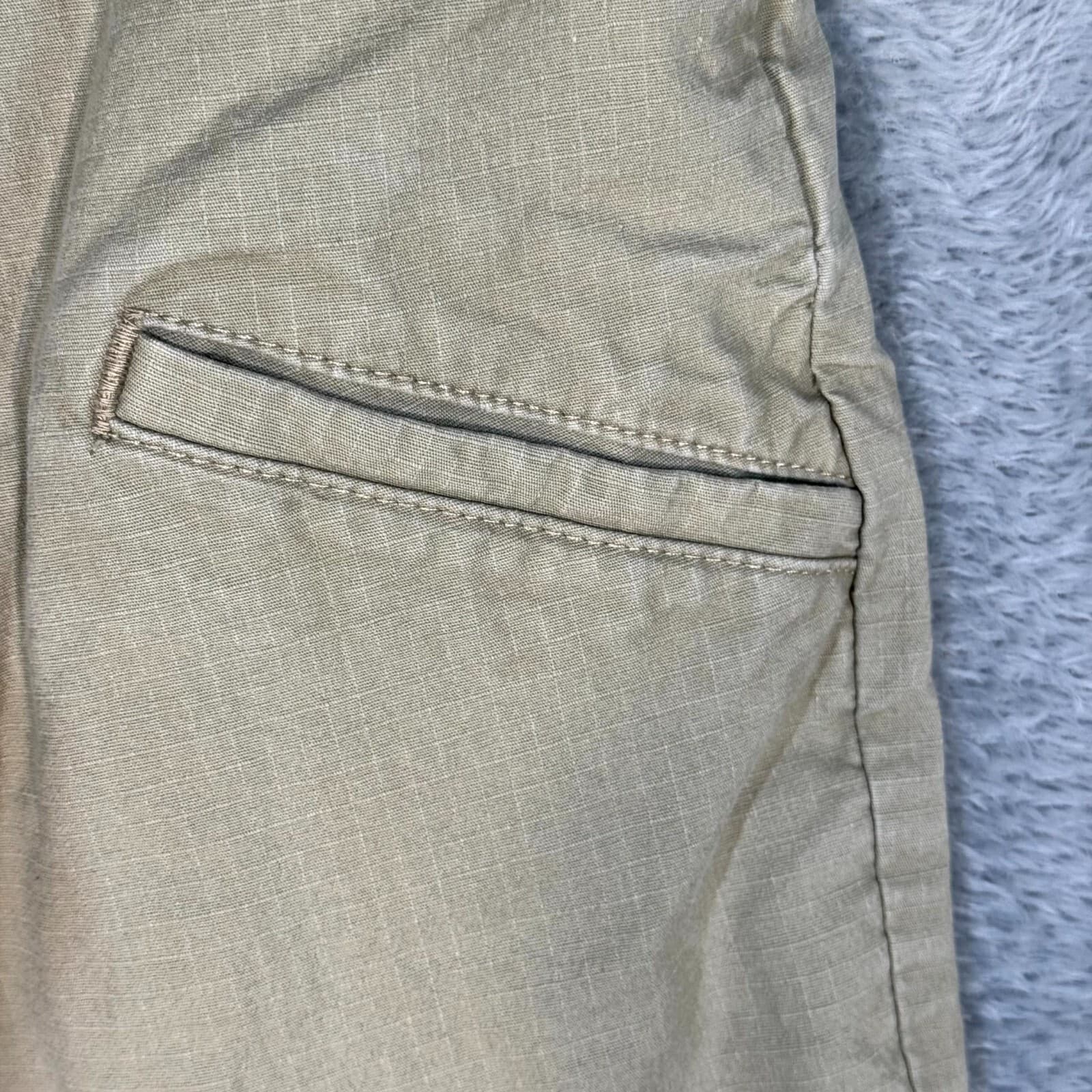 Genuine Dickies Mens Ripstop Shorts Mens 34 Beige Stretch Flex Multi-Use - Thumbnail 4