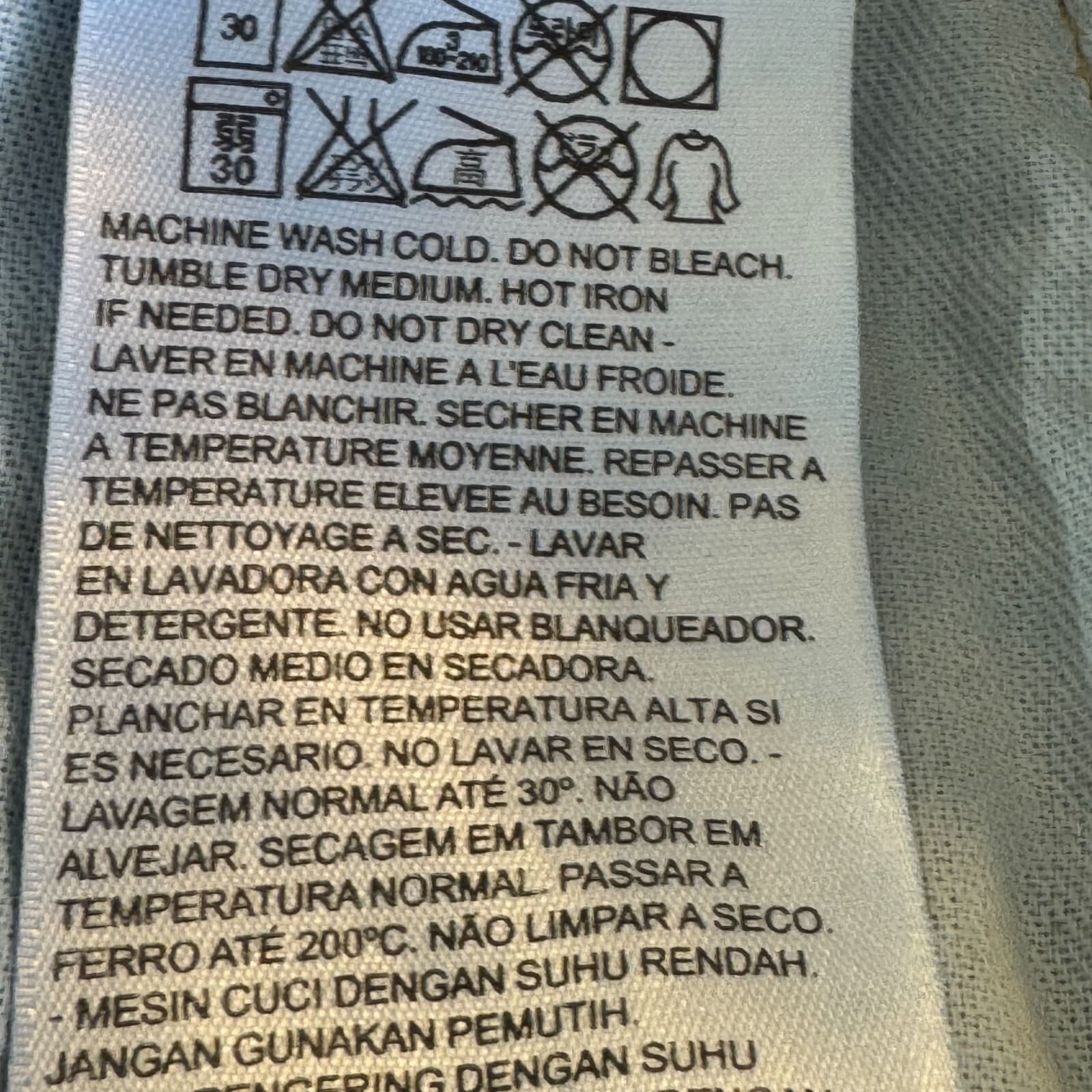 Levi's 569 Men's Shorts 42 Blue Denim Cotton High-Rise Loose Fit Straight - Thumbnail 6