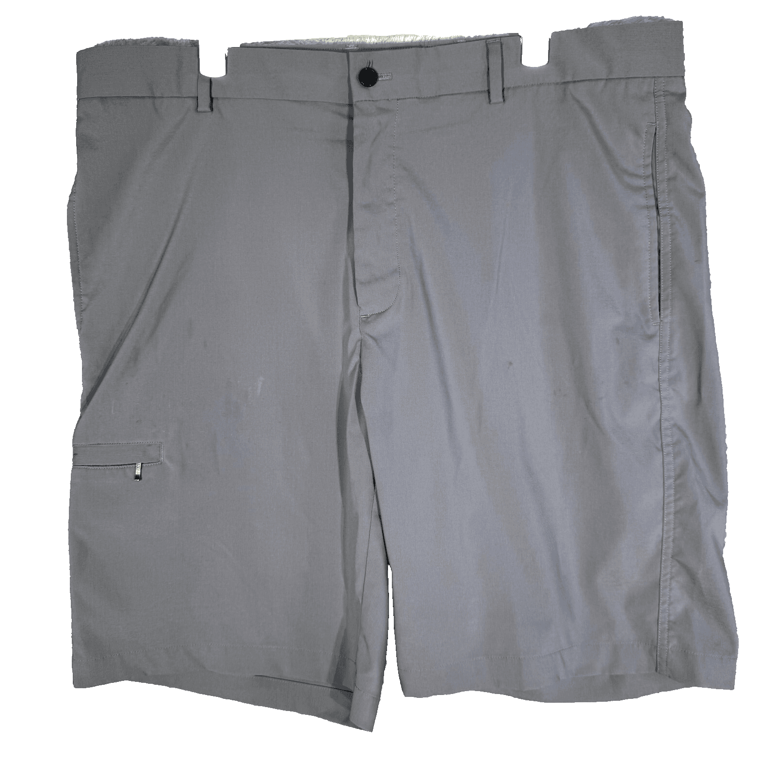 Greg Norman Mens Golf Shorts 38 Gray Stretch Mid-Rise Flat Front Classic - Image 1