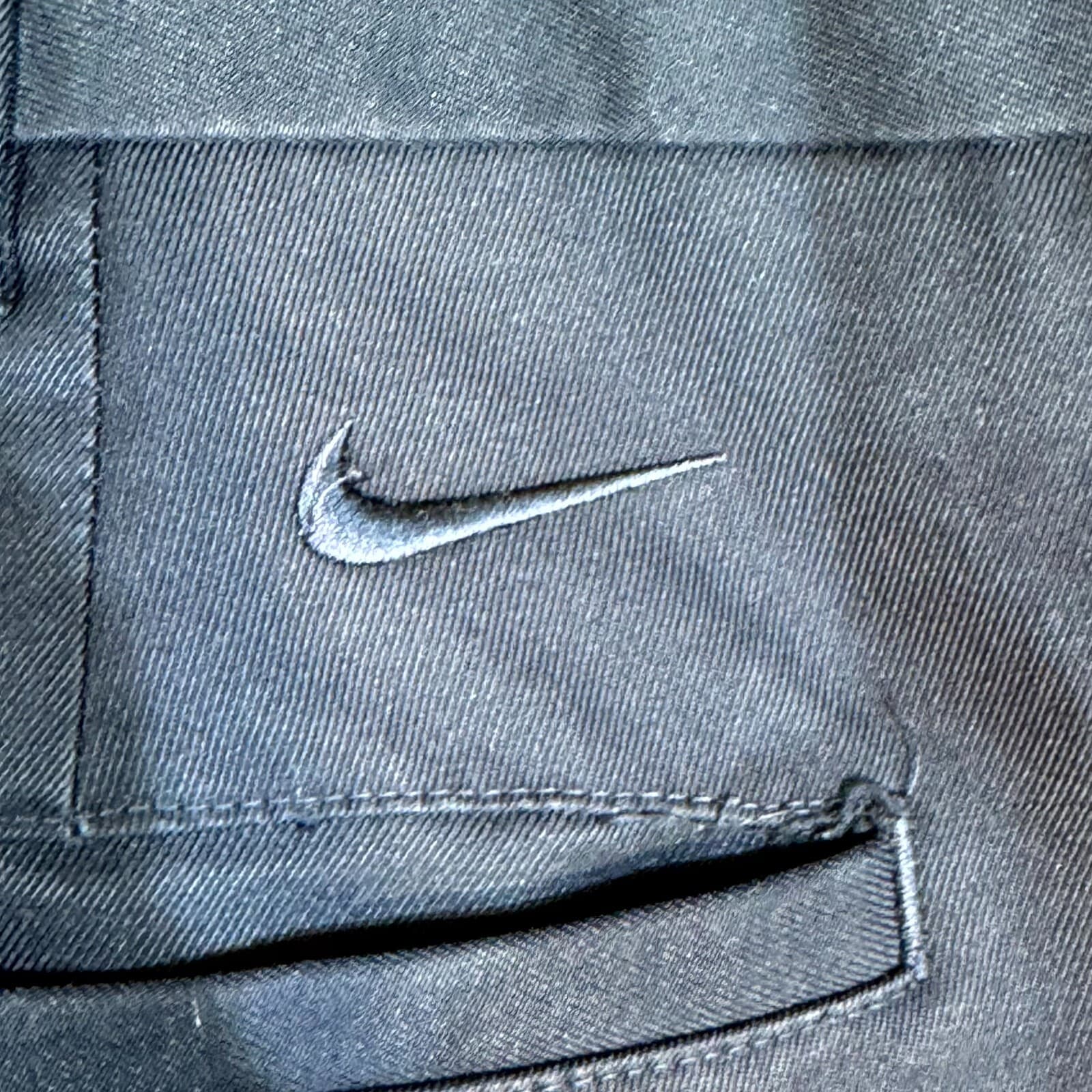 Nike Golf Mens Chino Shorts 40 Navy Dri-Fit Flat Front Pleated Performance - Thumbnail 3