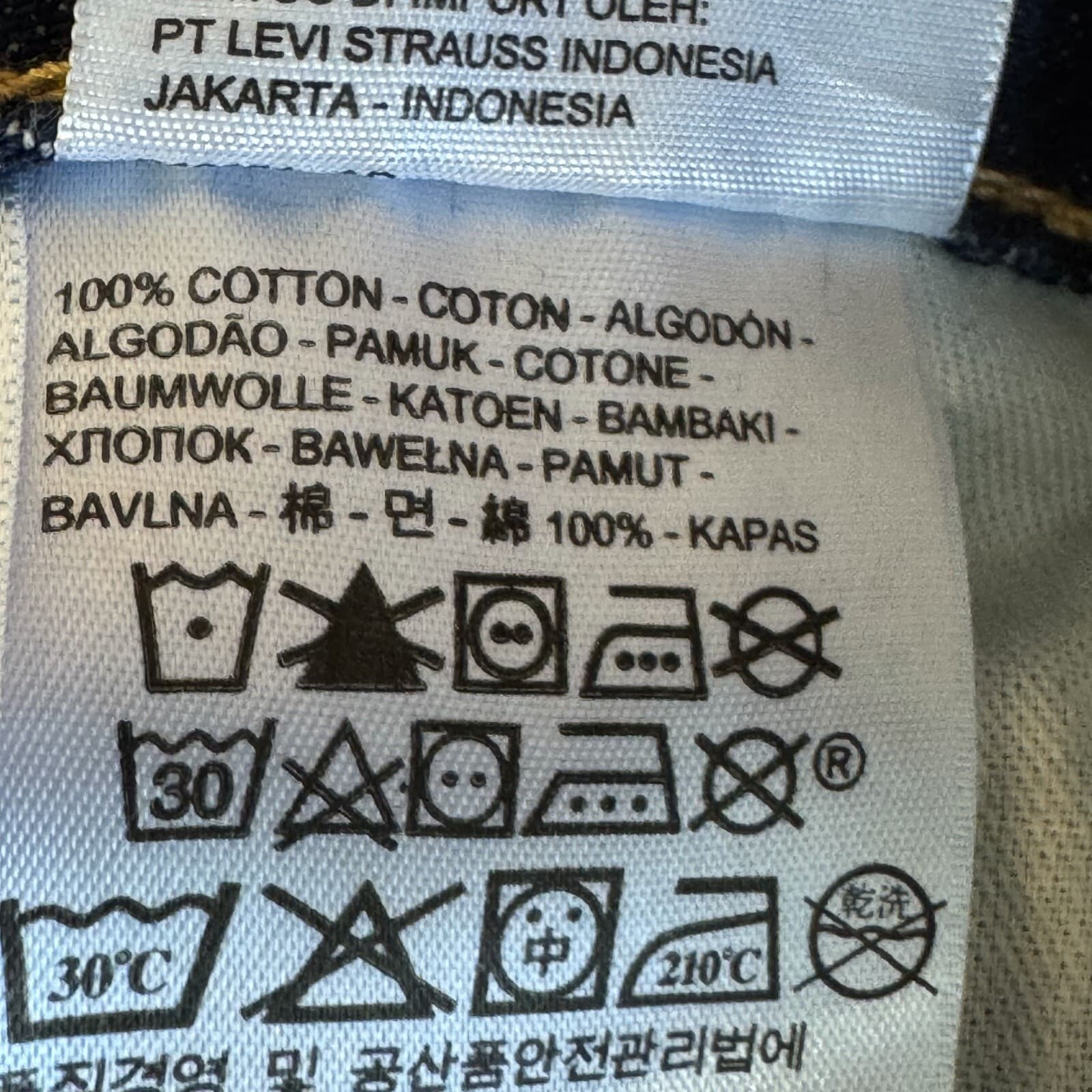 Levi's 569 Men's Shorts 42 Blue Denim Cotton High-Rise Loose Fit Straight - Thumbnail 5