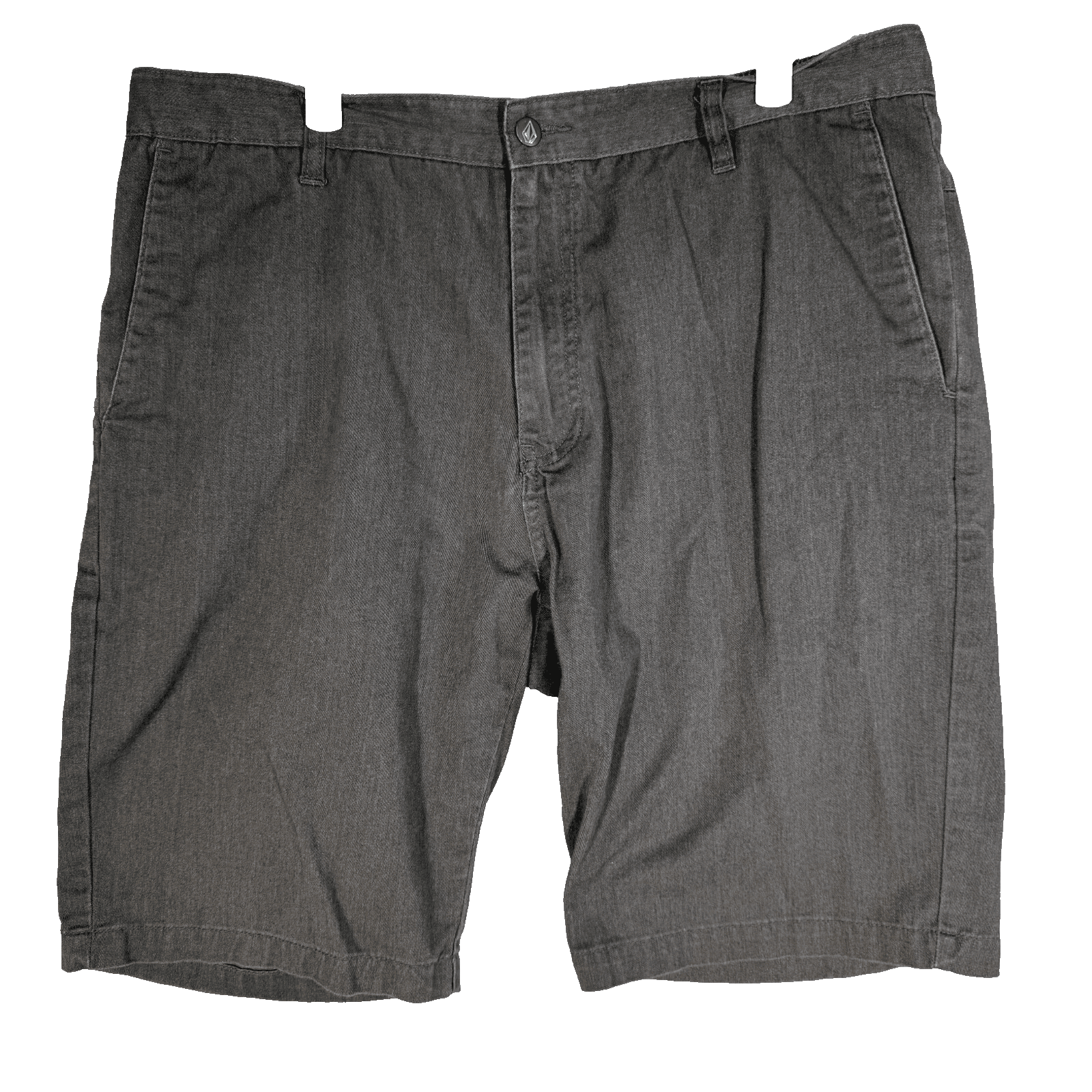 Volcom True To This Men Vmonty Shorts 38 Blue Cotton Slash Pockets Classic - Image 1