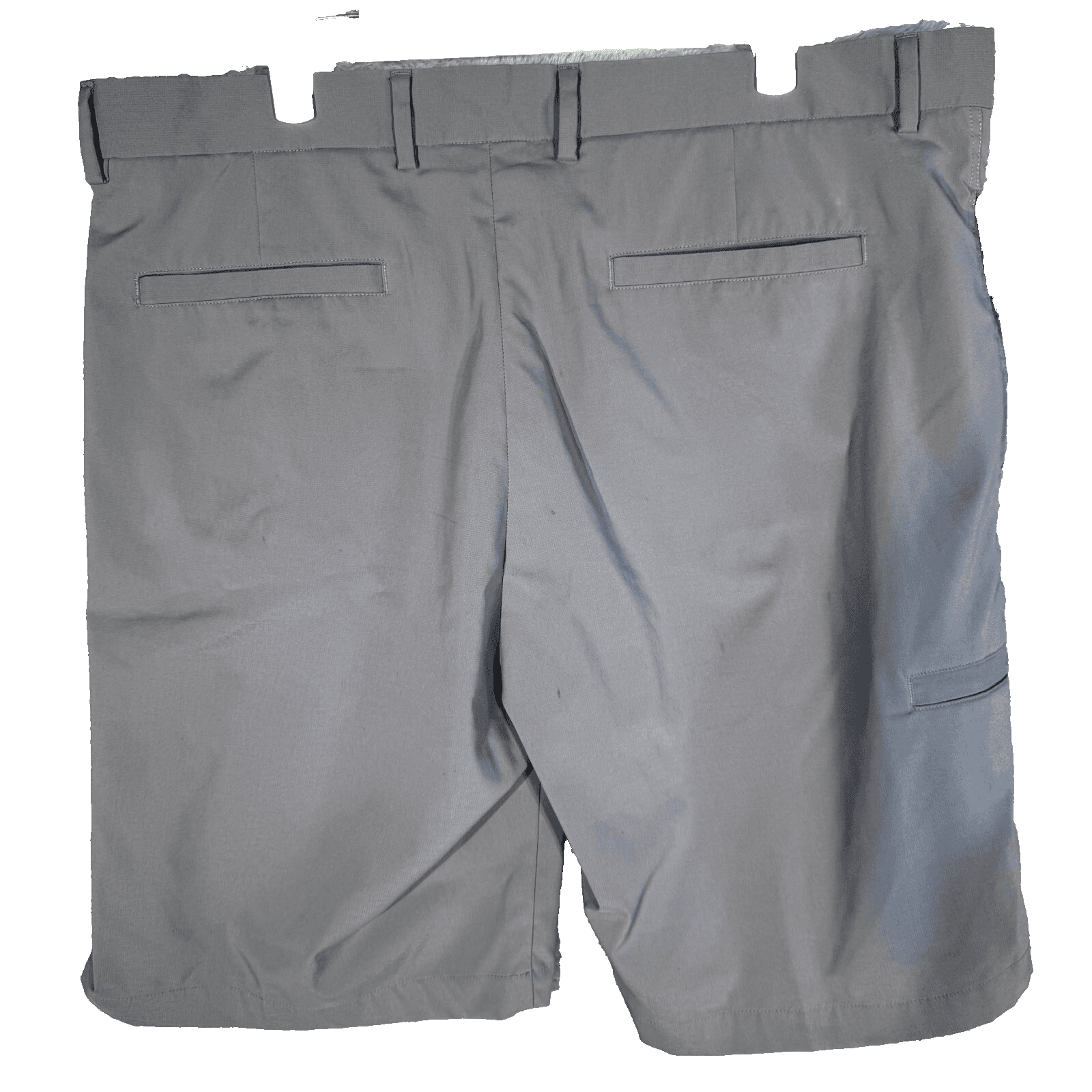 Greg Norman Mens Golf Shorts 38 Gray Stretch Mid-Rise Flat Front Classic - Thumbnail 2