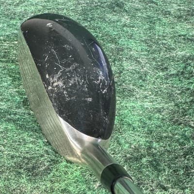 Warrior Custom Golf 18° Hybrid Mens RH Stiff Steel Stainless Black Golf Club - Thumbnail 3