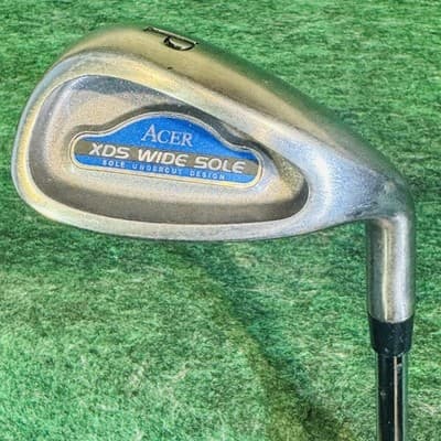 Acer XDS Wide Sole Pitching Wedge Mens RH 37 In Steel Shaft Silver Golf Club - Image 1