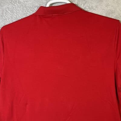 Polo Ralph Lauren Polo Shirt Mens XL Red Cotton Pony Logo Short Sleeve Golf - Thumbnail 10