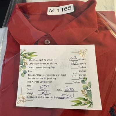 Polo Ralph Lauren Polo Shirt Mens XL Red Cotton Pony Logo Short Sleeve Golf - Thumbnail 14