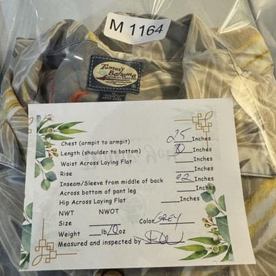 Tommy Bahama Shirt Mens XL Gray Tropical Floral Hawaiian Camp Button Up Rayon - Thumbnail 13