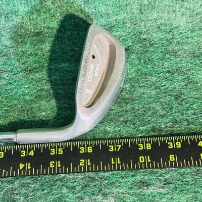 Vintage Tour Model II S Wedge Mens RH Steel Shaft Silver Golf Club USA - Thumbnail 5