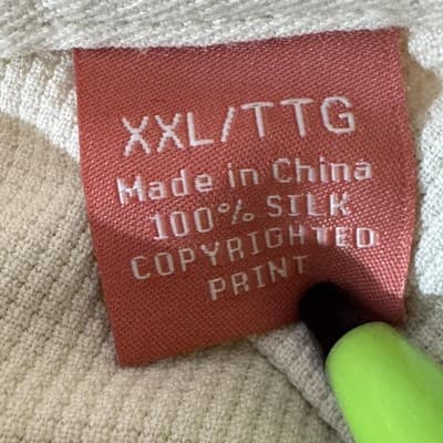 Tommy Bahama Shirt Mens 2XL Yellow Silk Bamboo Floral Hawaiian Camp Button Up - Thumbnail 12