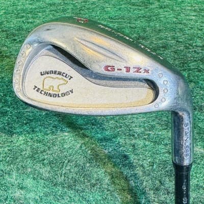 Golden Bear G-12x Wedge Mens RH Light Flex Graphite Stainless Silver Golf Club - Image 1