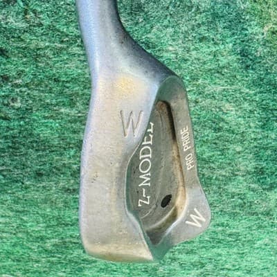 Vintage Z-Model W Wedge Mens RH Steel Shaft Single Golf Club Silver Pro Pride - Thumbnail 3
