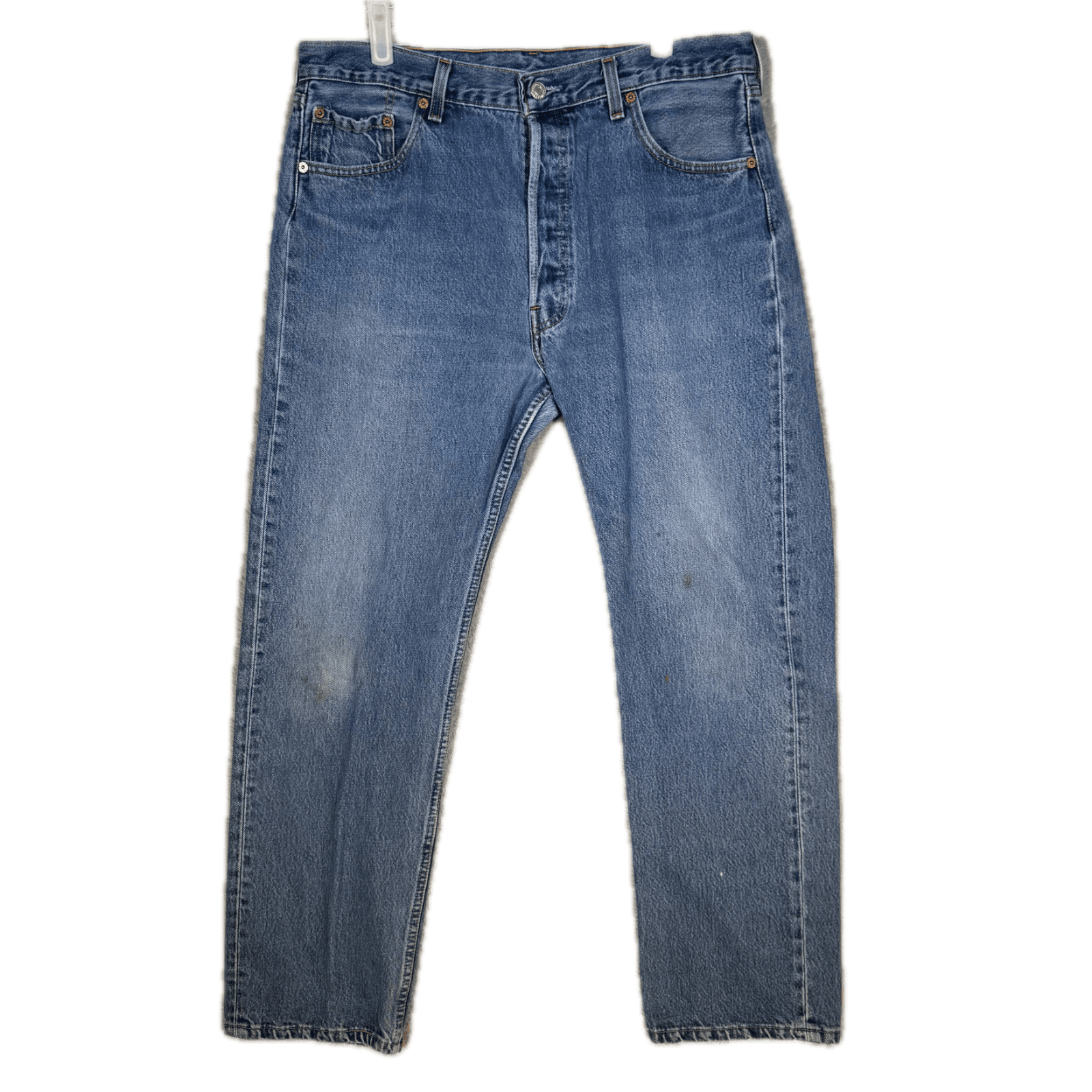 Levi’s 501 Men’s Jeans 36x30 Blue Denim Original Fit Straight Leg Button Fly - Image 1
