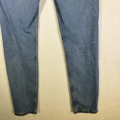 Levis 512 Jeans Mens 33x29 Light Wash Blue Tapered Stretch Zip Fly Denim - Thumbnail 9