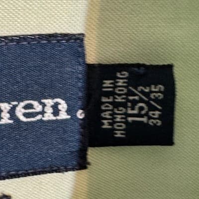 Ralph Lauren Shirt Mens Medium Green Classic Fit Button Down Long Sleeve Pony - Thumbnail 9