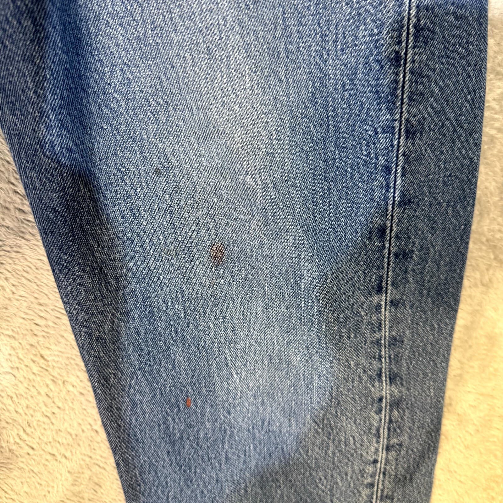 Levi’s 501 Men’s Jeans 36x30 Blue Denim Original Fit Straight Leg Button Fly - Thumbnail 3