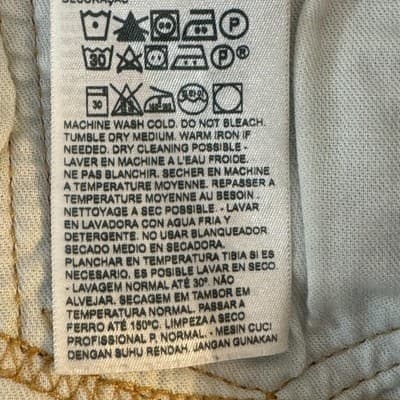 Levis 512 Jeans Mens 33x29 Light Wash Blue Tapered Stretch Zip Fly Denim - Thumbnail 12