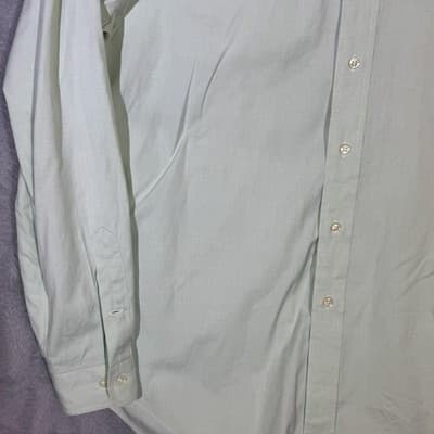 Ralph Lauren Shirt Mens Medium Green Classic Fit Button Down Long Sleeve Pony - Thumbnail 3