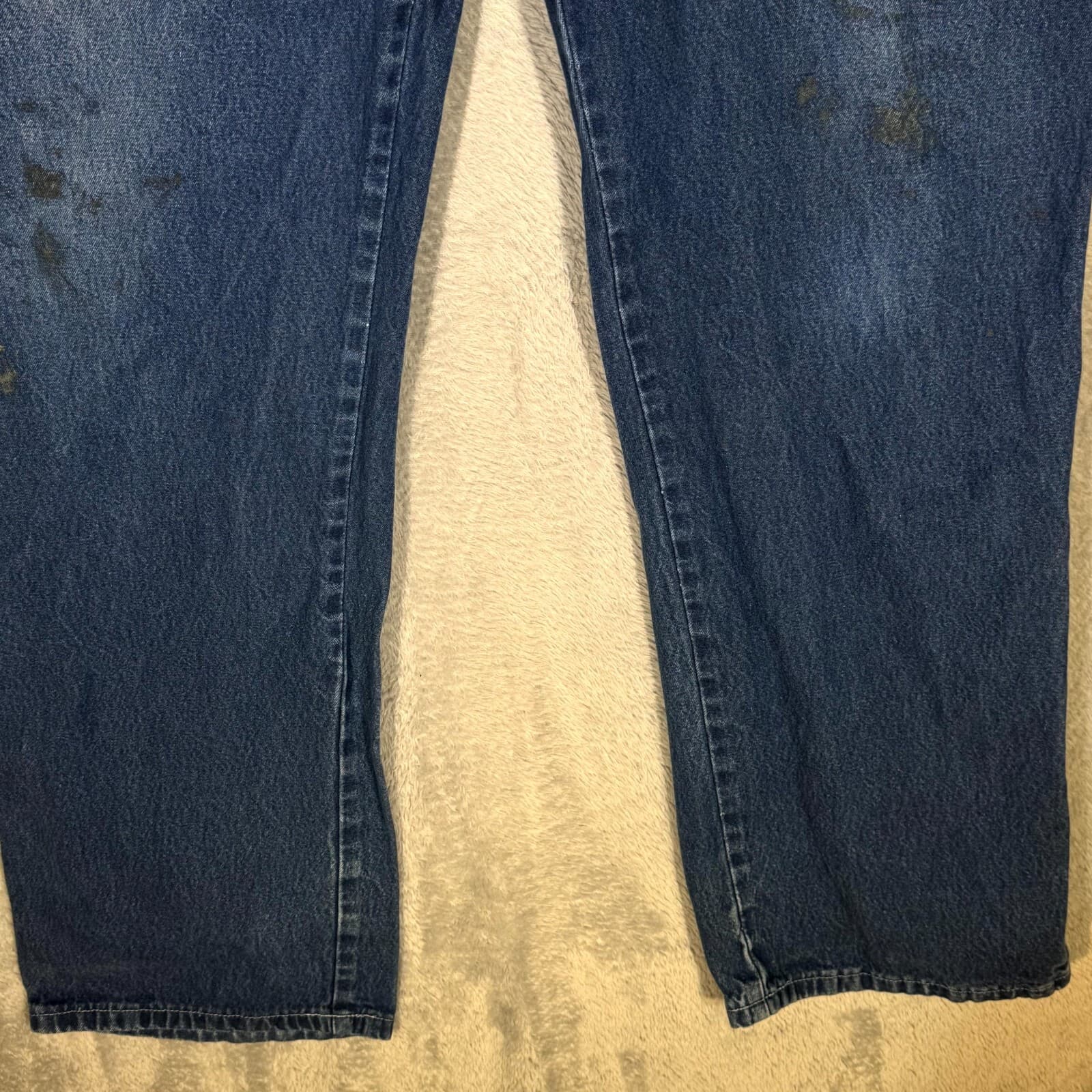 Dickies Carpenter Jeans Mens 42x34 Blue Denim Relaxed Fit Straight Leg - Thumbnail 6