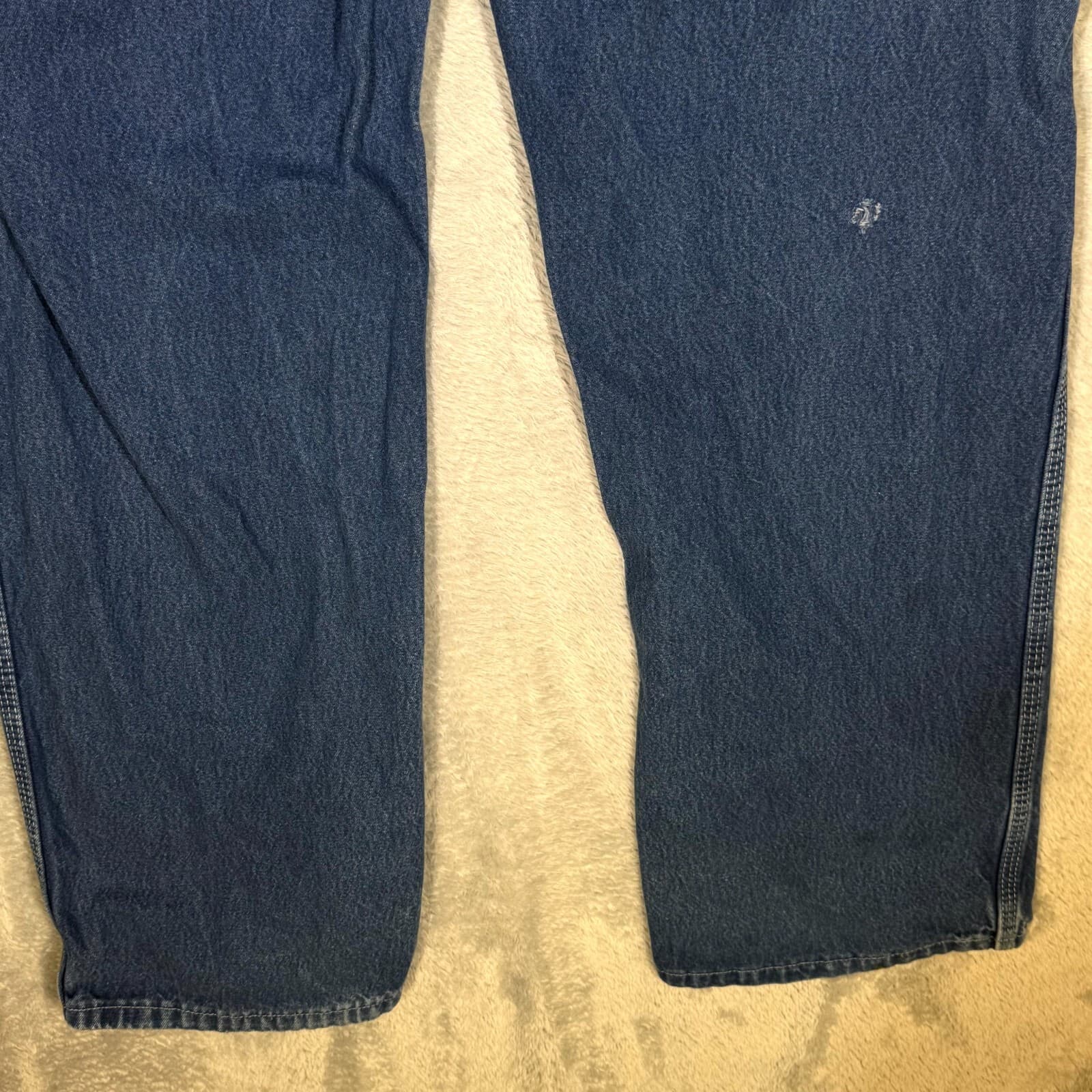 Dickies Carpenter Jeans Mens 42x34 Blue Denim Relaxed Fit Straight Leg - Thumbnail 10