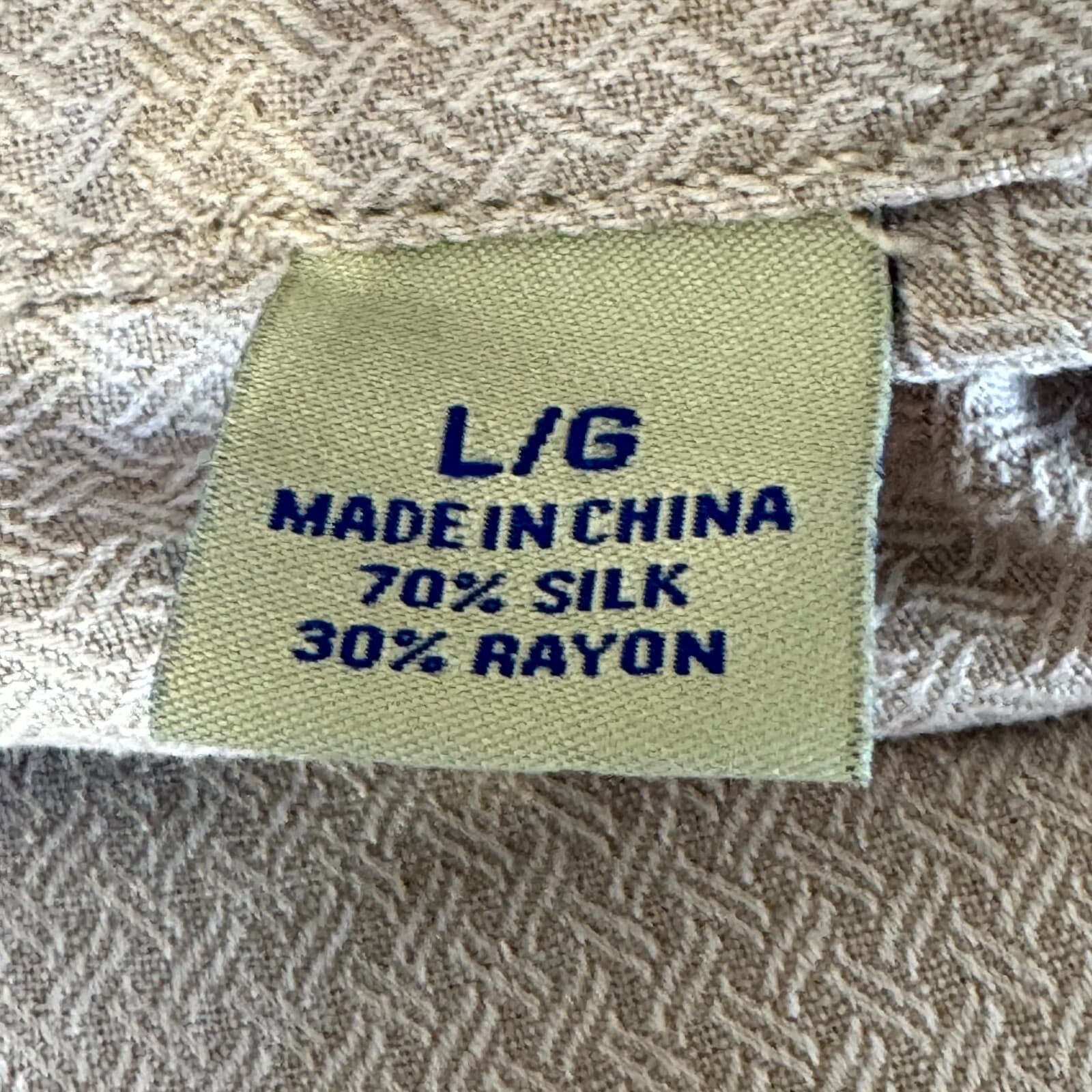 Tommy Bahama Shirt Mens Large Silk Blend Short Sleeve Pink Button Up - Thumbnail 12