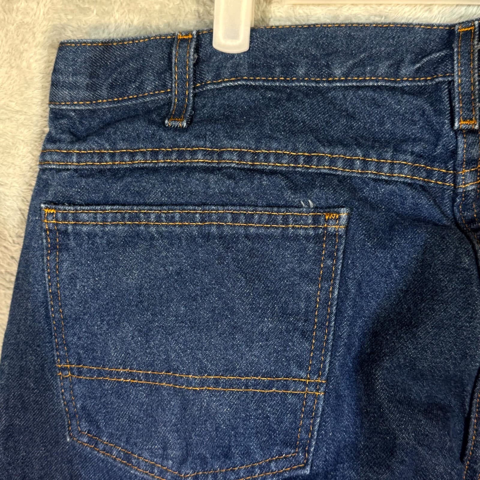 Dickies Industrial Jeans Mens 38xUL Blue Denim Relaxed Fit Straight Leg - Thumbnail 6