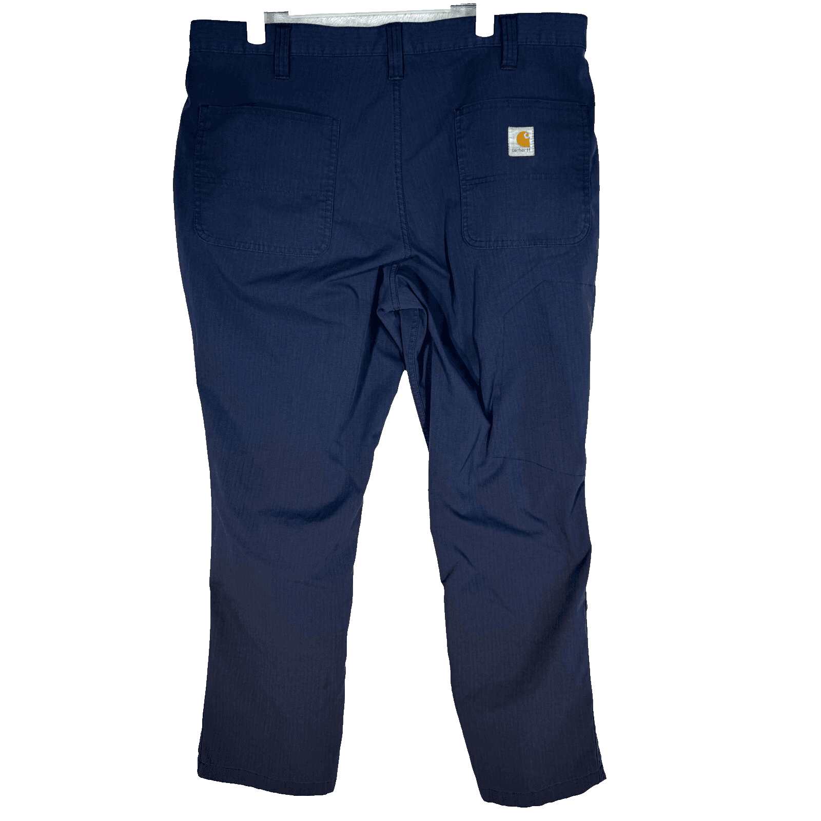 Carhartt Carpenter Pants Mens 36x30 Navy Ripstop Relaxed Fit Work - Thumbnail 2