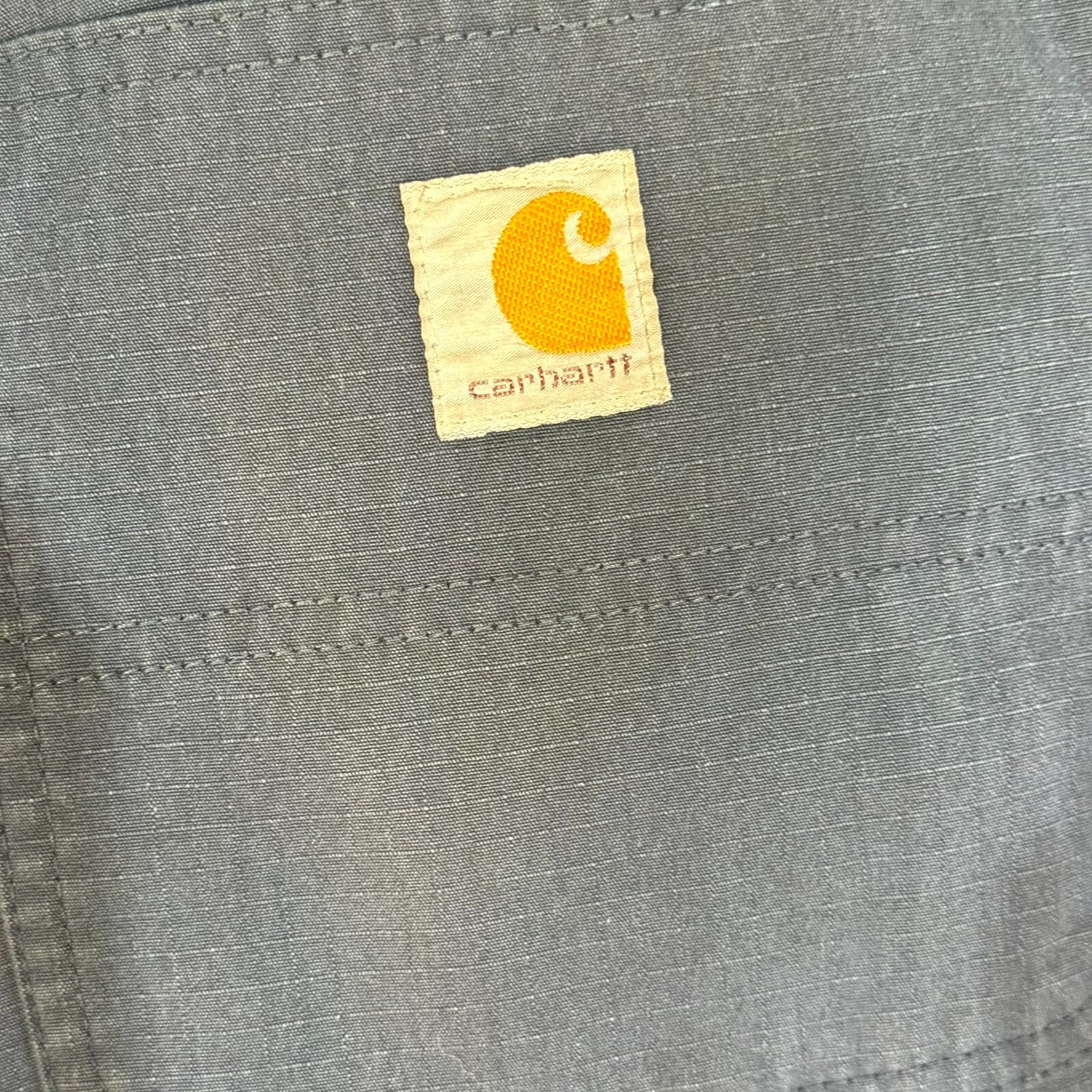 Carhartt Carpenter Pants Men's 36x30 Navy Ripstop Relaxed Fit 74533-20 - Thumbnail 4