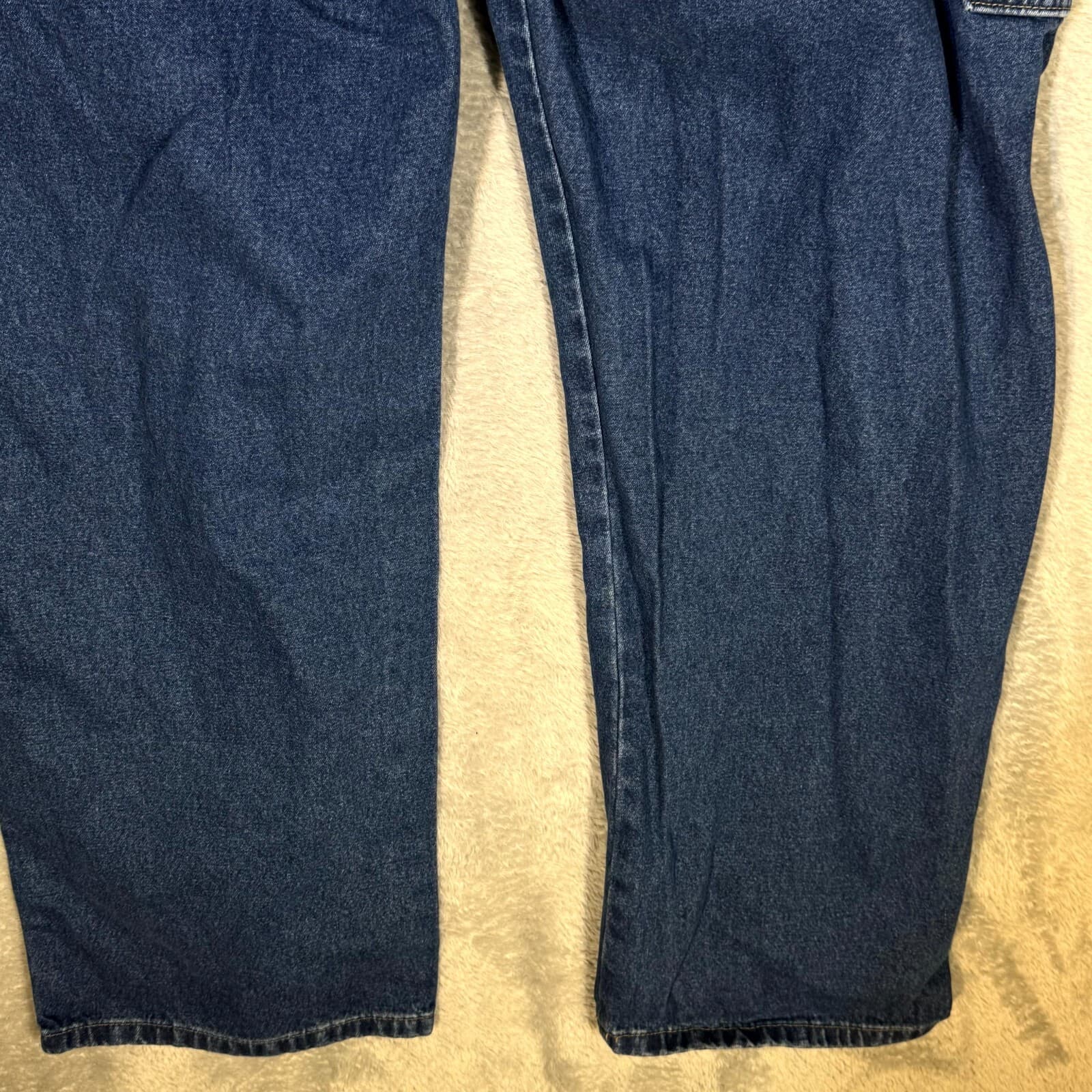 Dickies Carpenter Jeans Mens 42x32 Blue Denim Relaxed Fit Straight Leg - Thumbnail 8