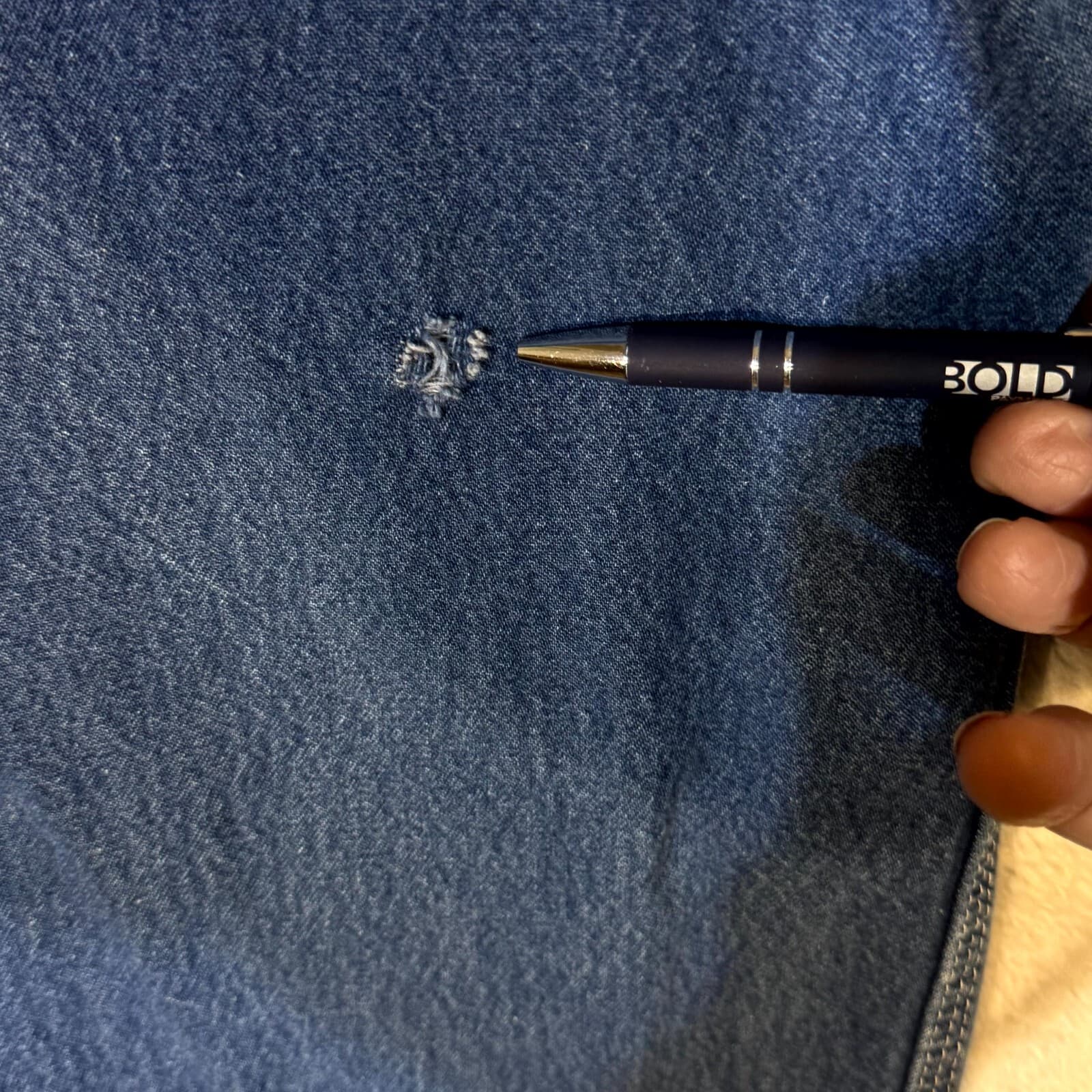 Dickies Carpenter Jeans Mens 42x34 Blue Denim Relaxed Fit Straight Leg - Thumbnail 3