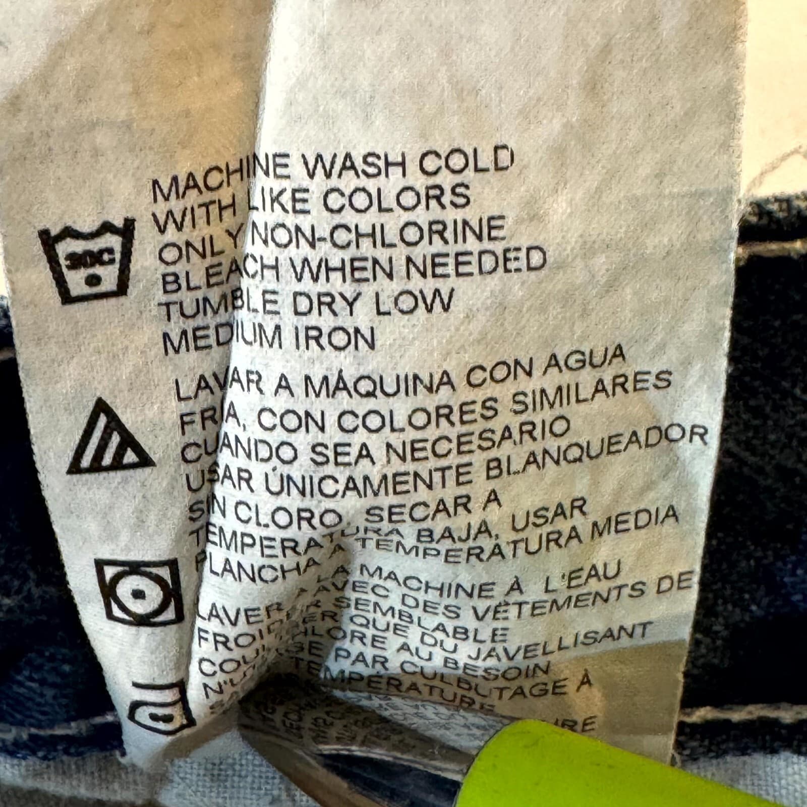 Dickies Carpenter Jeans Mens 42x34 Blue Denim Relaxed Fit Straight Leg - Thumbnail 12