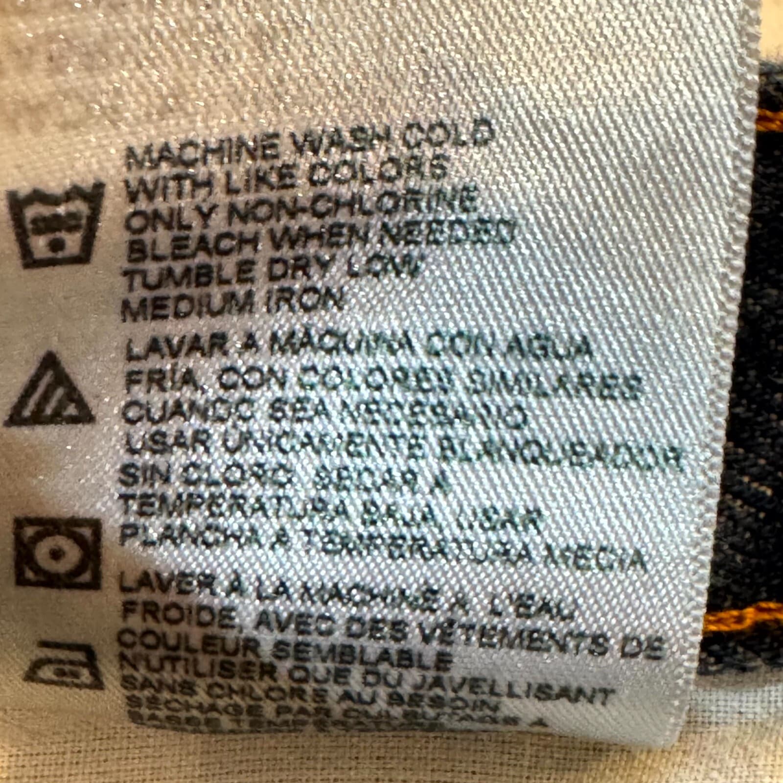 Dickies Industrial Jeans Mens 38xUL Blue Denim Relaxed Fit Straight Leg - Thumbnail 11