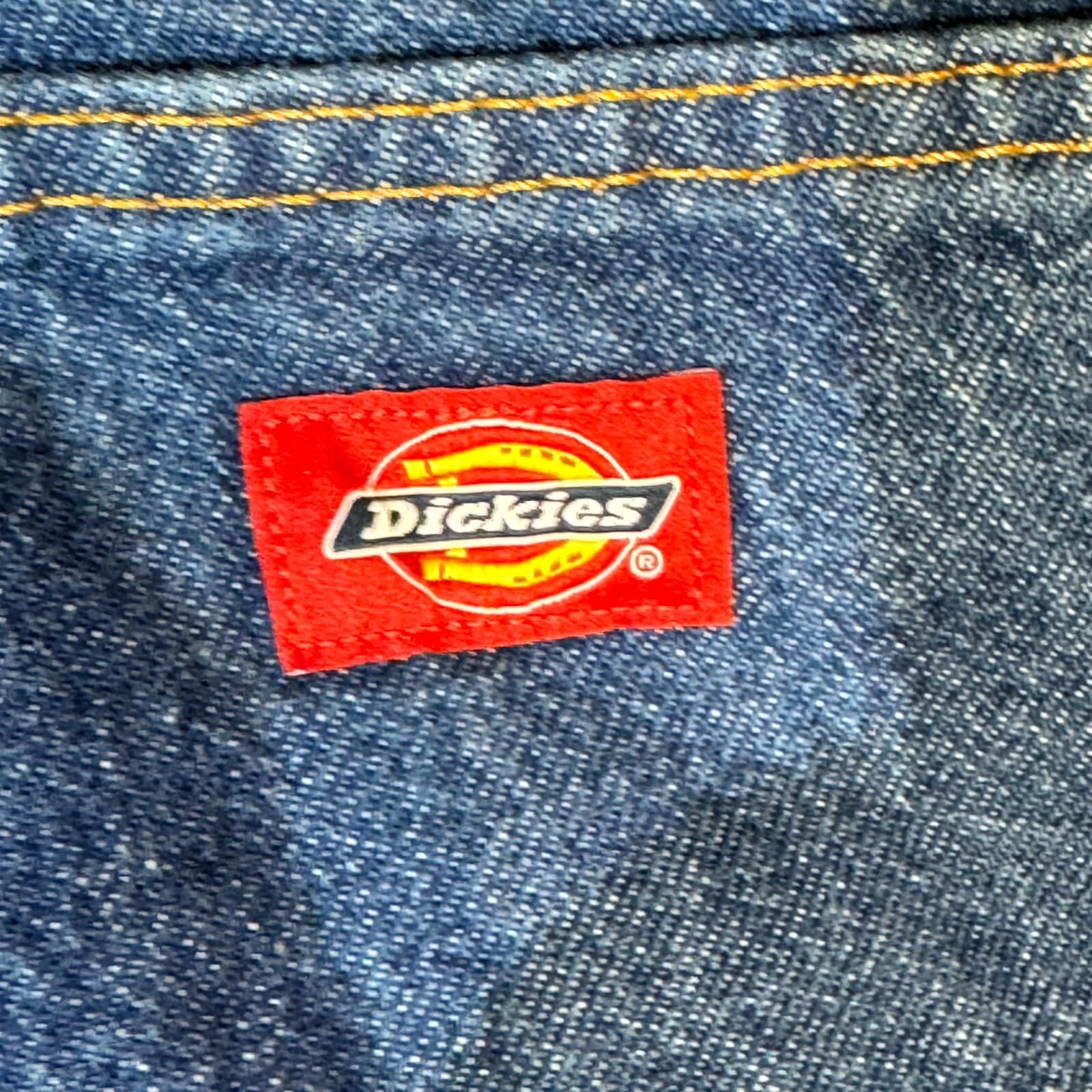 Dickies Industrial Jeans Mens 38xUL Blue Denim Relaxed Fit Straight Leg - Thumbnail 9