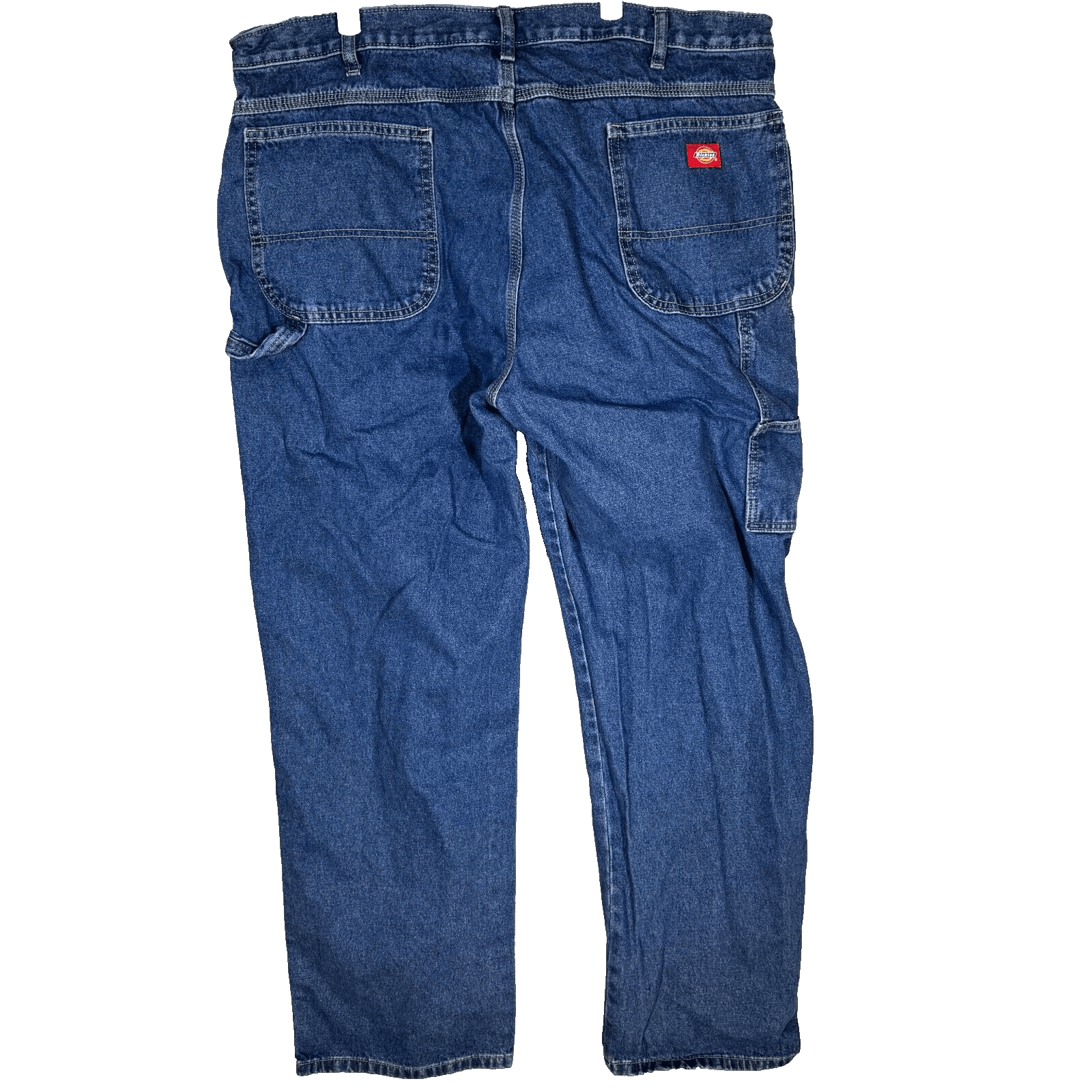 Dickies Carpenter Jeans Mens 42x32 Blue Denim Relaxed Fit Straight Leg - Thumbnail 2